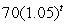 <strong>Suppose that an initial population of bacteria grows exponentially at a rate of % per hour. How many bacteria are present after t hours?</strong> A) B) C) D) E)