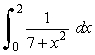 Use n = 10 subdivisions to approximate the value of the integral by Simpson's rule.