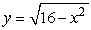 Answer true or false. The area enclosed by , y = 0, x = 0, x = 16 is .