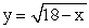 Find the area of the surface generated when from x = 1 to x = 3 is rotated around the x-axis.