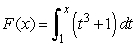 Find F'(x) if .