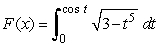 Find F'(x) if .