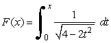 Find F ''(x) if .
