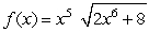 Find the average value of for -1 \le x \le 2.