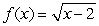 The absolute minimum of   occurs at x =