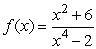 On a [-10, 10] by [-10, 10] window on a graphing utility the rational function   has