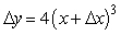 <strong>If y = x<sup>4</sup>, find the formula for \Delta y.</strong> A) B) C) D) E)