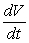 <strong>The volume of a cylinder is given by V = \pi r<sup>2</sup>h. Find in terms of . (Assume that r is a constant.)</strong> A) B) 1 C) D) E)
