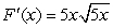 Answer true or false. Given f '(x) = 5x and   , then   if F(x) = f(g(x)).<div style=padding-top: 35px> 