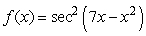 Find f '(x) where   .<div style=padding-top: 35px> 