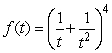 Find f '(t) where   .<div style=padding-top: 35px> 