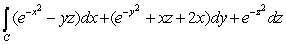 <strong>Use Stokes' Theorem to evaluate over the circle x<sup>2</sup> + y<sup>2</sup> = 16, z = 4.</strong> A) 0 B) 64 C) -64 D) E)