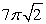 <strong>Find the surface area of the cone that lies between the planes z = 6 and z = 7.</strong> A) 7 \pi B) C) 8 \pi D) E)