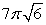 <strong>Find the surface area of the cone that lies between the planes z = 6 and z = 7.</strong> A) 7 \pi B) C) 8 \pi D) E)