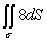 <strong>Evaluate the surface integral over the sphere x<sup>2</sup> + y<sup>2</sup> + z<sup>2</sup> = 25.</strong> A) 8 \pi B) 800 \pi C) \pi D) 400 \pi