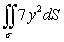 Evaluate the surface integral where \sigma is that portion of the plane x + y + z = 1 that lies in the first octant.