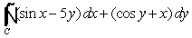<strong>Use Green's Theorem to evaluate , where C is the square bounded by x = y = 0, and x = y = 1.</strong> A) 1/2 B) 2 C) 6 D) 0 E) 4