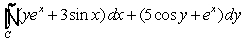<strong>Use Green's Theorem to evaluate , where C is the square bounded by x = y = 0, and x = y = 1.</strong> A) 1/2 B) 1 C) 2 D) 0 E) 3