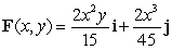 For   the work done by the force field on a particle moving along an arbitrary smooth curve from P(0, 0) to Q(1, 2) is