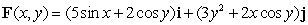 Determine whether   is conservative. If it is, find a potential function for it.( K is an arbitrary constant.)