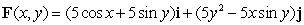 Determine whether   is conservative. If it is, find a potential function for it.( K is an arbitrary constant.)