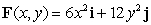 The work done by   along the curve   from (0, 0) to (1, 1) is