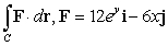 Evaluate the line integral. along y = ln x from the point (1, 0) to the point (3, ln 3).