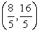 <strong>A lamina with density \delta (x, y) = 2xy + 11 is bounded by x = 2, x = 0, y = 0, y = x. Find its center of mass.</strong> A) B) C) D) E)