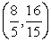 <strong>A lamina with density \delta (x, y) = 2xy + 11 is bounded by x = 2, x = 0, y = 0, y = x. Find its center of mass.</strong> A) B) C) D) E)