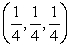 <strong>The centroid of a rectangular solid in the first octant with vertices (0, 0, 0), (0, 11, 0), and (11, 0, 11) is</strong> A) B) (1, 1, 1) C) D) E)