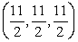 <strong>The centroid of a rectangular solid in the first octant with vertices (0, 0, 0), (0, 11, 0), and (11, 0, 11) is</strong> A) B) (1, 1, 1) C) D) E)