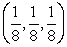 <strong>The centroid of a rectangular solid in the first octant with vertices (0, 0, 0), (0, 11, 0), and (11, 0, 11) is</strong> A) B) (1, 1, 1) C) D) E)