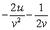 <strong>Find the Jacobian if u = 2xy and v = 2x + 6.</strong> A) B) C) D) E) u + v