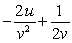 <strong>Find the Jacobian if u = 2xy and v = 2x + 6.</strong> A) B) C) D) E) u + v