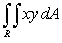 Use an appropriate transform to evaluate where R is the region enclosed by , , and .