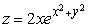 <strong>A parametric representation of the surface in terms of the parameters r and \theta , where (r, \theta , z) are the cylindrical coordinates of a point and x = r cos \theta , y = r sin \theta on the surface is</strong> A) z = r cos \theta e <sup>r</sup> B) C) z = cos \theta e <sup>r</sup> D) E)