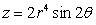 <strong>The cylindrical parameterization of is</strong> A) x = r cos \theta , y = r sin \theta , B) x = r sin \theta , y = r cos \theta , C) x = r cos \theta , y = r sin \theta , D) x = r sin \theta , y = r cos \theta , z = 2 E) x = r cos \theta , y = r sin \theta ,