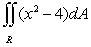 Find   where R is the region in the first quadrant enclosed between y = x and y = x<sup>5</sup>.