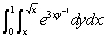 Find   by first interchanging the order of integration.