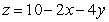 Find the volume of the solid bounded by   and the rectangle R = [0, 2] * [0, 2].