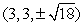 <strong>Find the point(s) on that are closest to .</strong> A) B) C) , and D) (0, 0, 0) and (1, 1, 1) E)