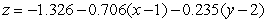 <strong>Find an equation for the tangent plane to at .</strong> A) B) C) D) E)