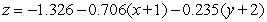 <strong>Find an equation for the tangent plane to at .</strong> A) B) C) D) E)