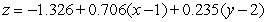 <strong>Find an equation for the tangent plane to at .</strong> A) B) C) D) E)