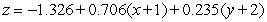 <strong>Find an equation for the tangent plane to at .</strong> A) B) C) D) E)