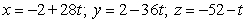 <strong>Find parametric equations for the normal line to at .</strong> A) B) C) D) E)