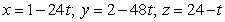<strong>Find parametric equations for the normal line to at .</strong> A) B) C) D) E)