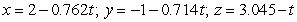 <strong>Find parametric equations for the normal line to at .</strong> A) B) C) D) E)