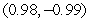 Use the total differential to approximate the change in as (x, y) varies from to .