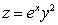 Find the slope of the surface in the x-direction at the point (1, 5, 25e).